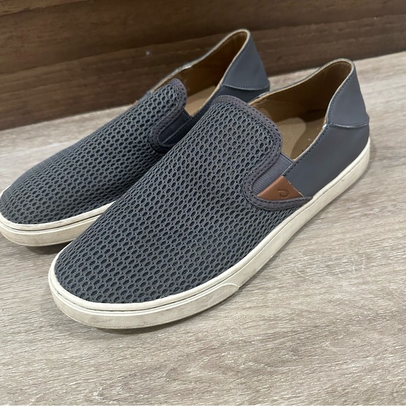 Olukai Pehuea Slip On Shoes Pavement Gray Size 10 - Picture 2 of 14
